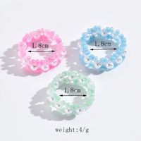 Wholesale Jewelry Simple Style Classic Style Geometric Beaded Beaded Rings main image 7