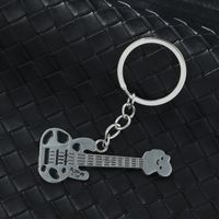 Casual Rock Musical Instrument Letter Alloy Keychain main image 1