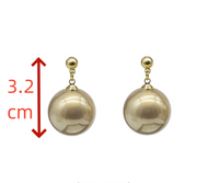 1 Pair IG Style Retro Modern Style Geometric Ball Alloy Drop Earrings sku image 1