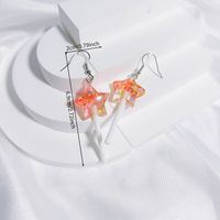 1 Pair Casual Cute Pentagram Heart Shape Transparent Soft Clay Drop Earrings sku image 13