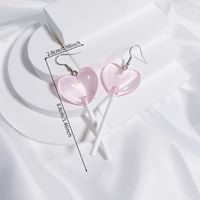 1 Pair Casual Cute Pentagram Heart Shape Transparent Soft Clay Drop Earrings sku image 31
