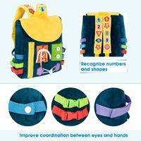 Wasserabweisend 6 Zoll Geometrisch Täglich Kinderrucksack main image 4