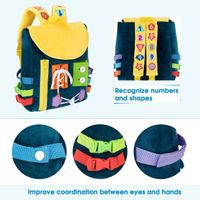 Water Repellent 6-Inch Geometric Daily Kids Backpack main image 4