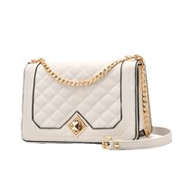 Women's Small Pu Leather Solid Color Elegant Classic Style Square Zipper Crossbody Bag main image 5
