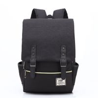 Unisex Solid Color Oxford Cloth Zipper Buckle Fashion Backpack School Backpack main image 2