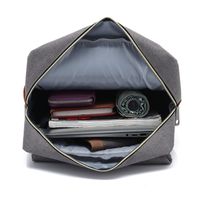 Unisex Solid Color Oxford Cloth Zipper Buckle Fashion Backpack School Backpack main image 4