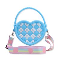 Kid'S Silica Gel Lingge Cute Heart-shaped Zipper Coin Purse sku image 3