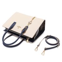 Women's Large Pu Leather Solid Color Elegant Vintage Style Square Zipper Handbag main image 3