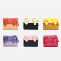 Women's Medium Pu Leather Color Block Streetwear Magnetic Buckle Crossbody Bag main image 1