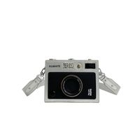 Unisex Small Pu Leather Camera Streetwear Square Lock Clasp Camera Bag sku image 3