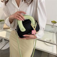 Women's Small Pu Leather Flower Cute Zipper Handbag main image 4