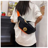 Unisex Classic Style Color Block Oxford Cloth Waist Bags main image 4