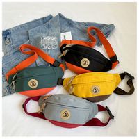 Unisex Classic Style Color Block Oxford Cloth Waist Bags main image 2
