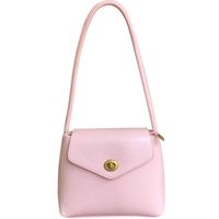 Femmes Petit Faux Cuir Couleur Unie De Base Bloquer Sac Sous Les Bras main image 2