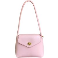 Women's Small Pu Leather Solid Color Basic Lock Clasp Underarm Bag main image 2