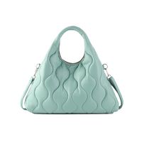 Women's Medium Pu Leather Solid Color Classic Style Triangle Magnetic Buckle Cloud Shape Bag main image 4