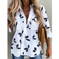 Women's Blouse Long Sleeve Blouses Printing Vacation Printing main image 5