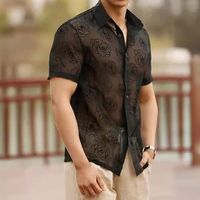 Men's Ditsy Floral Blouse Men's Clothing main image 5