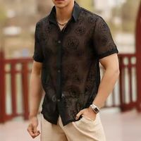 Men's Ditsy Floral Blouse Men's Clothing main image 6