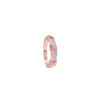 Wholesale Basic Lady Classic Style Geometric Copper Inlay Zircon Rings main image 5
