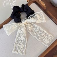 Women's Princess French Style Modern Style Bow Knot Cloth Lace Hair Tie main image 4