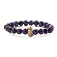 Piedra Natural Estilo Étnico Con Cuentas Pingüino Ronda Pulsera sku image 23