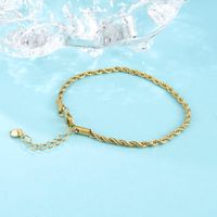 Casual Classic Style Solid Color 304 Stainless Steel 18K Gold Plated Bracelets In Bulk main image 1