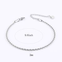 Casual Classic Style Solid Color 304 Stainless Steel 18K Gold Plated Bracelets In Bulk main image 2