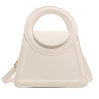 Women's Medium Pu Leather Solid Color Classic Style Flip Cover Crossbody Bag sku image 5