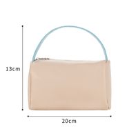 Casual Solid Color Pu Leather Storage Bag Makeup Bags main image 5