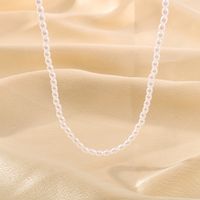 304 Stainless Steel Artificial Pearl 18K Gold Plated IG Style Elegant Romantic Beaded Oval Necklace main image 3