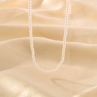 304 Stainless Steel Artificial Pearl 18K Gold Plated IG Style Elegant Romantic Beaded Oval Necklace main image 7