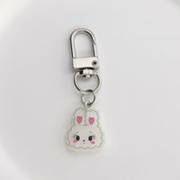 IG Style Cute Rabbit Alloy Bag Pendant Keychain sku image 1