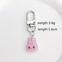 IG Style Cute Rabbit Alloy Bag Pendant Keychain main image 2