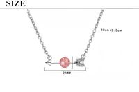 Crystal Copper Elegant Geometric Pendant Necklace main image 2