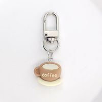 Cute Ethnic Style Romantic Letter Cup Teapot Alloy Bag Pendant Keychain main image 4