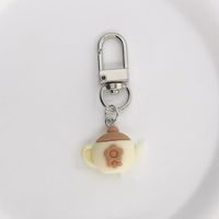 Cute Ethnic Style Romantic Letter Cup Teapot Alloy Bag Pendant Keychain main image 7