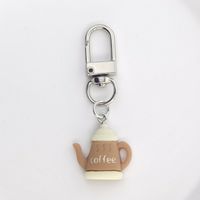 Cute Ethnic Style Romantic Letter Cup Teapot Alloy Bag Pendant Keychain main image 5