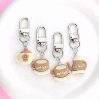 Cute Ethnic Style Romantic Letter Cup Teapot Alloy Bag Pendant Keychain main image 1