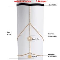 IG Style Simple Style Human Round Alloy Chain Women's Leg Chain main image 2