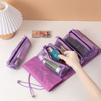 Casual Solid Color Polyester Storage Bag Makeup Bags main image 6