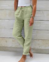 Women's Daily Streetwear Solid Color Full Length Pocket Casual Pants main image 3