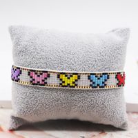IG Style Simple Style Butterfly Glass Rope Beaded Knitting Women's Bracelets main image 5