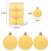 Christmas Christmas Solid Color Plastic Party Hanging Ornaments Decorative Props main image 5
