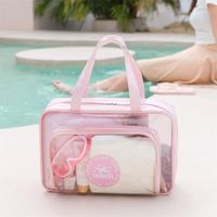 Casual Solid Color Pu Leather Storage Bag main image 3