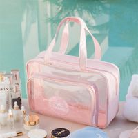 Casual Solid Color Pu Leather Storage Bag main image 2
