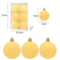 Christmas Christmas Solid Color Plastic Party Hanging Ornaments Decorative Props sku image 2