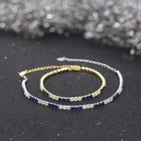 Sterling Silver IG Style Simple Style Classic Style Plating Inlay Round Round Dots Zircon Bracelets main image 5