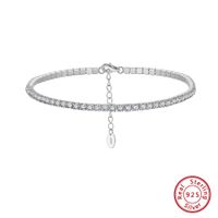 Sterling Silber IG-Stil Einfacher Stil Klassischer Stil Überzug Inlay Runden Runde Punkte Zirkon Armbänder sku image 14