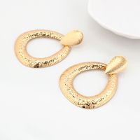 1 Pair Elegant Simple Style Water Droplets Plating Iron Gold Plated Drop Earrings main image 5